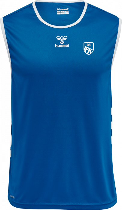 Hummel - Ifk98 Basket Shirt Senior - True Blue & hvid