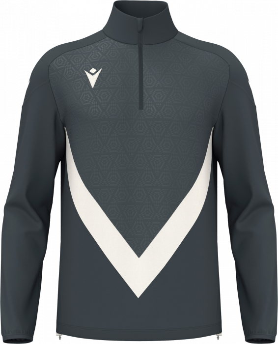 Macron - Anduin Training Top W. Half-Zip - Anthracite & off-white