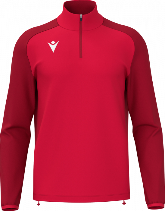 Macron - Isen Traning Top Half Zip - Red & dark red