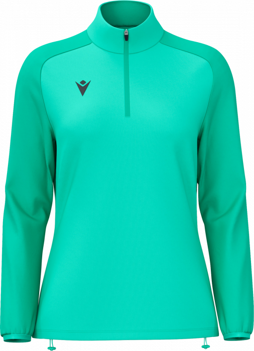 Macron - Lena Traning Top Half Zip Women - Turquoise & dark turqoise