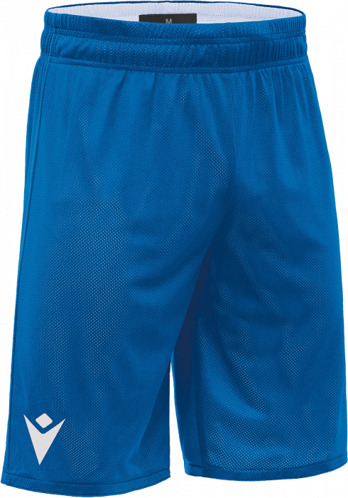 Macron - Denver Hero Vendbar Basketball Shorts - Kongeblå & white