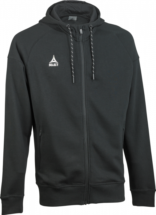 Select - Oxford V25 Hoodie W. Zip - Czarny
